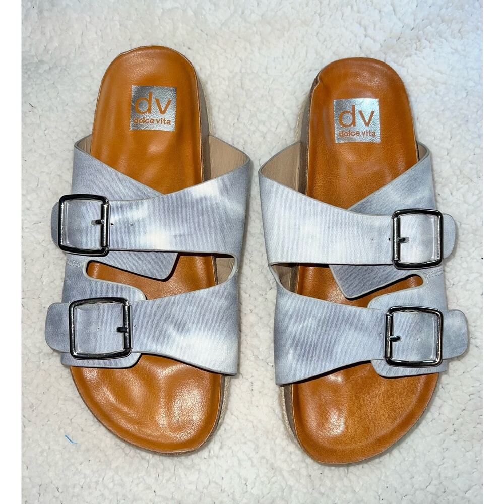 DV Dolce Vita tie dye slide sandals - size 8